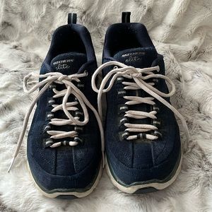 Skechers Elite Flex Memory Foam Sneakers Walking Shoes size 7 Navy